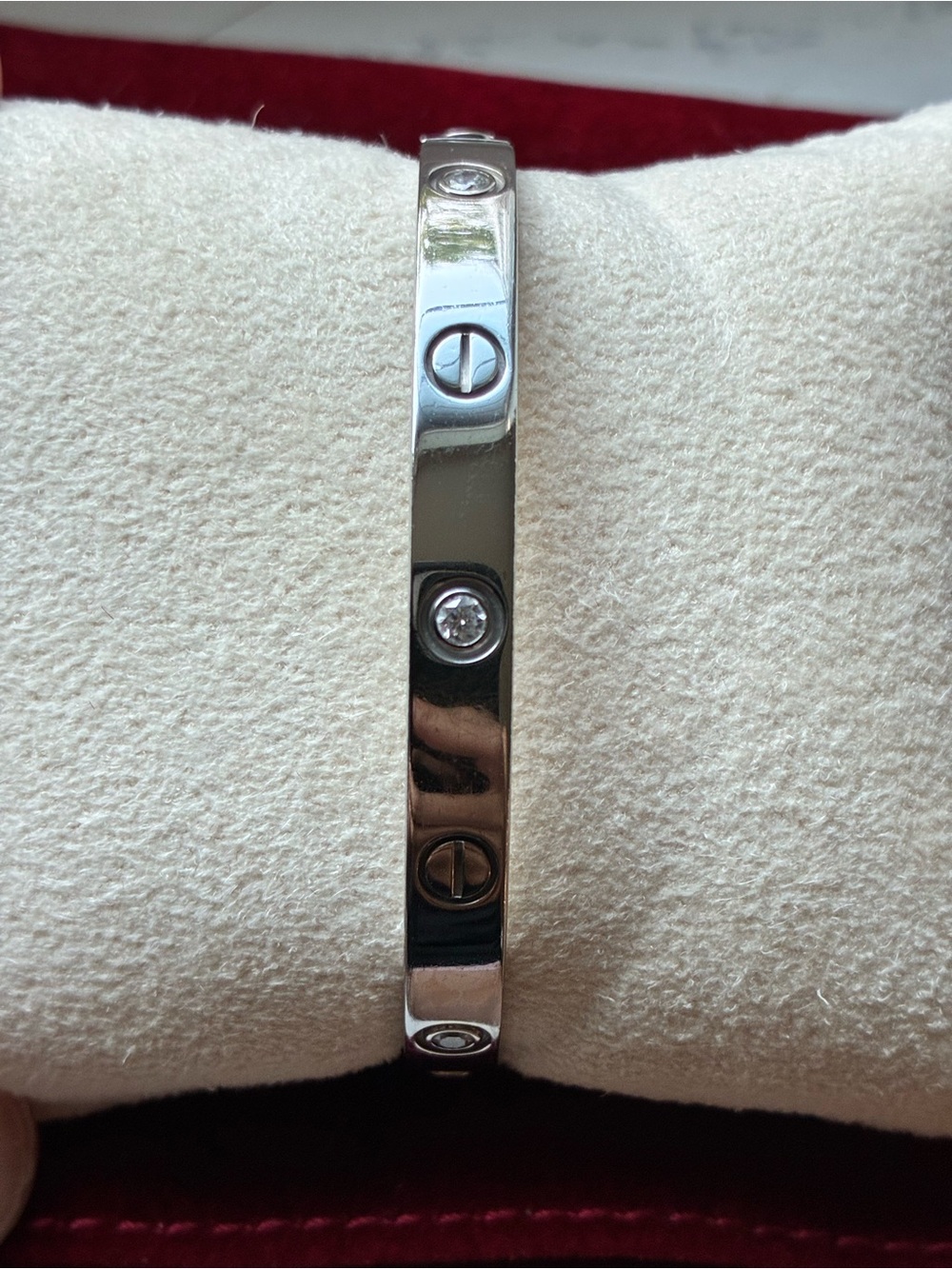 Cartier Bracelet with 6 Diamond